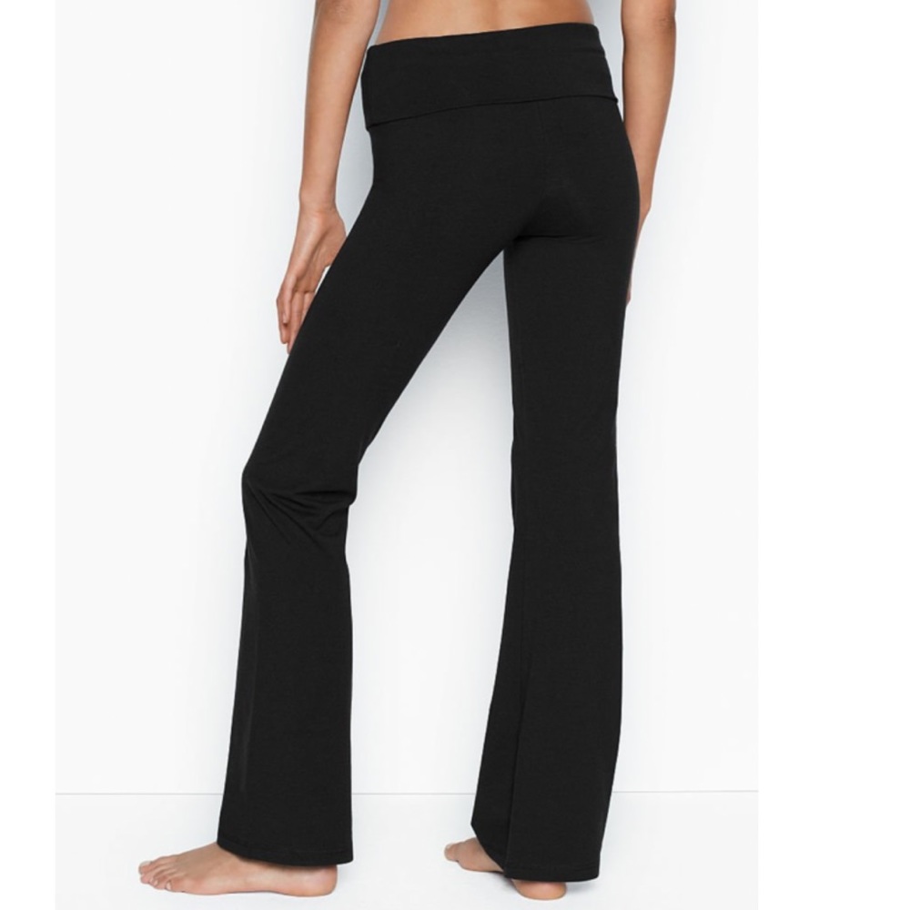 Foldover Cotton Flare/bootcut Legging